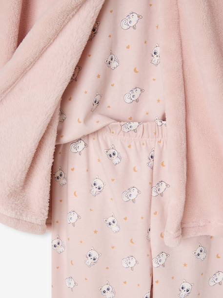 Pyjama déguisement fille Chat rose pâle - vertbaudet enfant 