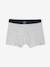 Lot 5 boxers unis garçon bleu - vertbaudet enfant 