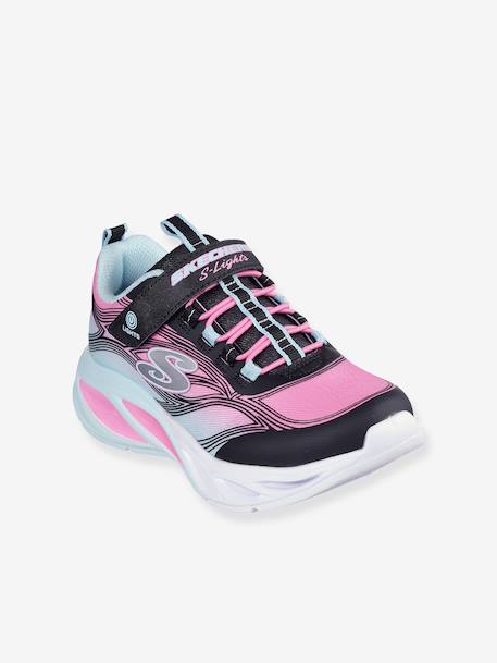 Cosmic Glow S-lights SKECHERS lichtgevende baskets zwart - vertbaudet enfant 