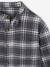 Chemise flanelle garçon manches longues carreaux gris - vertbaudet enfant 