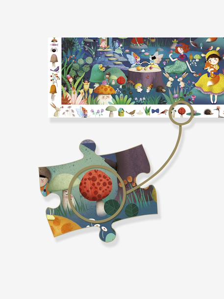 Puzzel 100 stukjes Het magische bos DJECO MEERDERE KLEUREN - vertbaudet enfant 