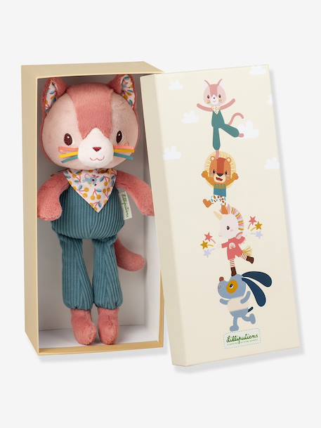 Knuffelzachte knuffel en zijn geschenkdoos LILLIPUTIENS rozen - vertbaudet enfant 