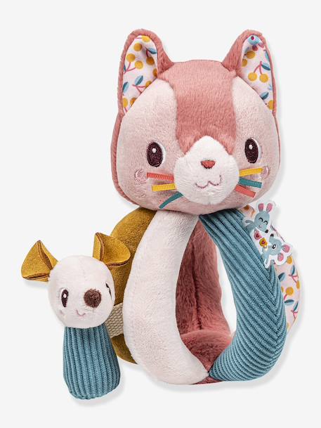Hochet à poignées LILIPUTIENS bleu+rose - vertbaudet enfant 