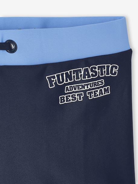 Ensemble de bain boxer + bonnet garçon encre - vertbaudet enfant 