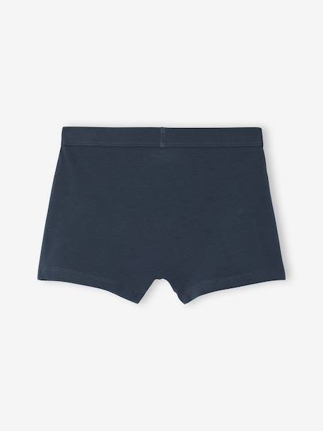 Set van 7 boxershorts voor jongens met strepen en berenprint groen - vertbaudet enfant 