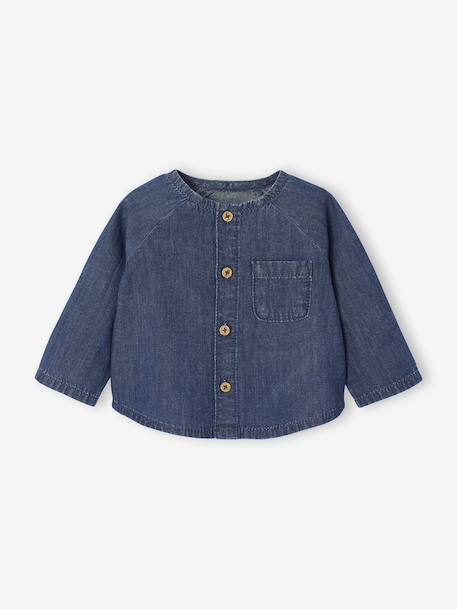 Chemise naissance en denim stone - vertbaudet enfant 