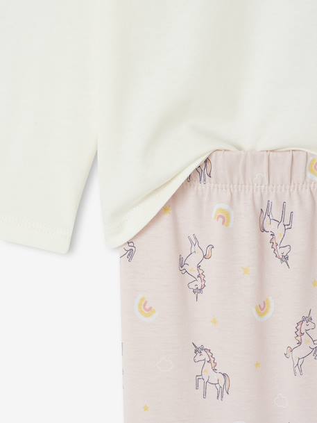 Lot de 3 pyjamas fille licornes écru - vertbaudet enfant 