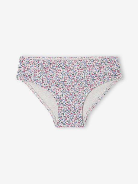 Set van 7 bijpassende slipjes voor meisjes fuchsia - vertbaudet enfant 