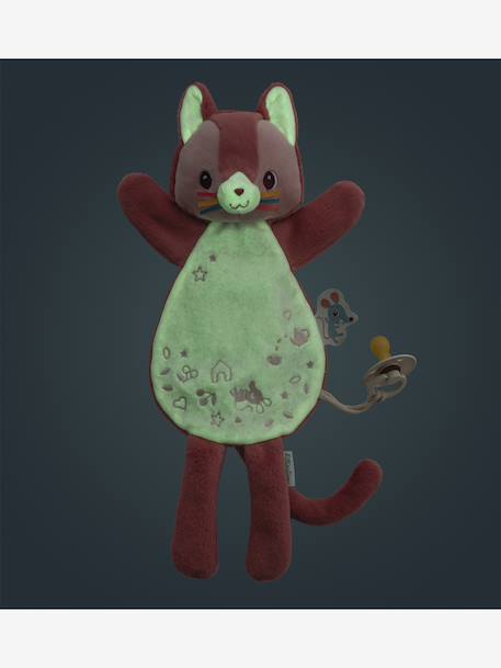 Doudou phosphorescent S bleu+rose - vertbaudet enfant 