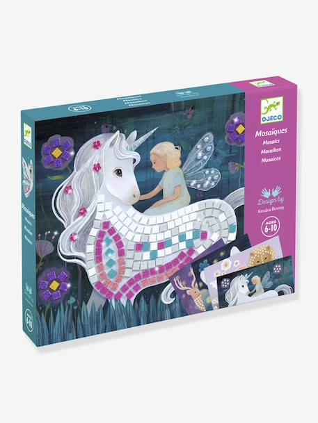 Kit Mosaïque-monde enchanté violet - vertbaudet enfant 