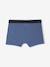 Lot 5 boxers unis garçon bleu - vertbaudet enfant 