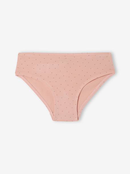 Set van 7 bijpassende slipjes voor meisjes fuchsia - vertbaudet enfant 