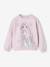 Sweat Reine des neiges Elsa glitter lilas poudré - vertbaudet enfant 