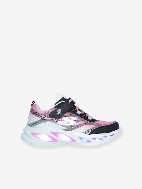 Cosmic Glow S-lights SKECHERS lichtgevende baskets zwart - vertbaudet enfant 