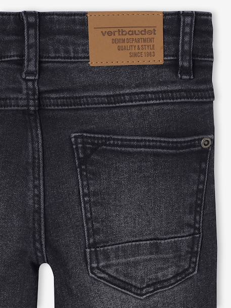 Slim fit jongensjeans Morphologik 'waterless' heupomtrek SMALL DENIM DONKERGRIJS+denimgrijs+double stone+RUW DENIM+STONE+zwart denim - vertbaudet enfant 
