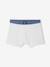 Lot 5 boxers unis garçon bleu - vertbaudet enfant 