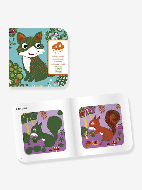 Cartes à gratter «Toutes petites bêtes» MULTICOLORE+rouge - vertbaudet enfant 
