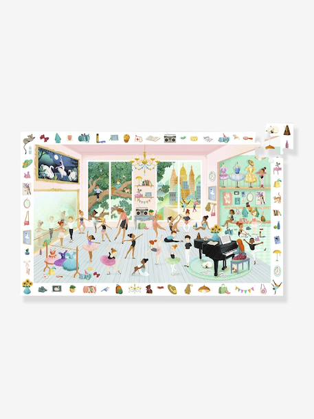 Puzzel De dansschool 100 stuks DJECO groen - vertbaudet enfant 
