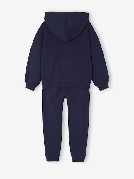 Sportieve set sweater + broek HARRY POTTER® van molton marineblauw - vertbaudet enfant 