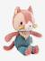 Peluche câline et sa boite cadeau S rose - vertbaudet enfant 