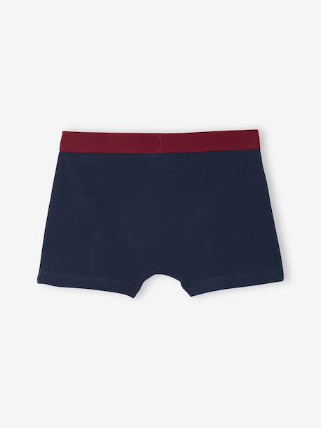Lot 5 Boxers drapeau Garçon marine - vertbaudet enfant 
