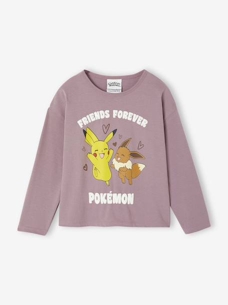 T-shirt met lange mouwen voor meisjes POKEMON® paars - vertbaudet enfant 