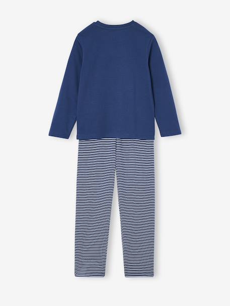 Lot de 3 pyjamas garçon vélo bleu océan - vertbaudet enfant 