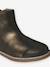 Boots enfant fille cuir zippées camel+marine+noir imprimé - vertbaudet enfant 