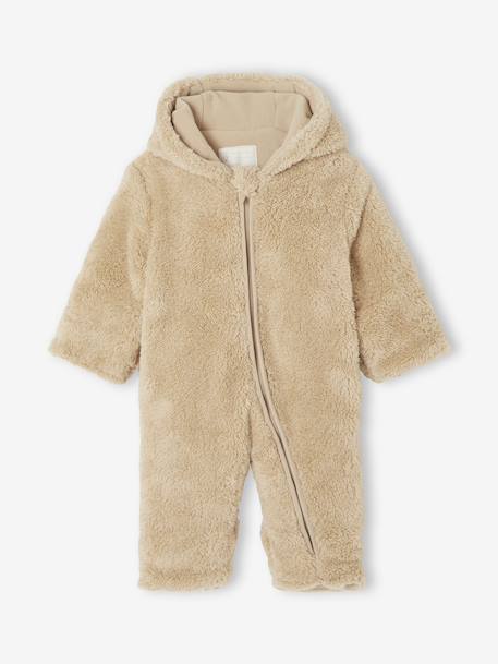 Combipilote naissance en sherpa sable - vertbaudet enfant 