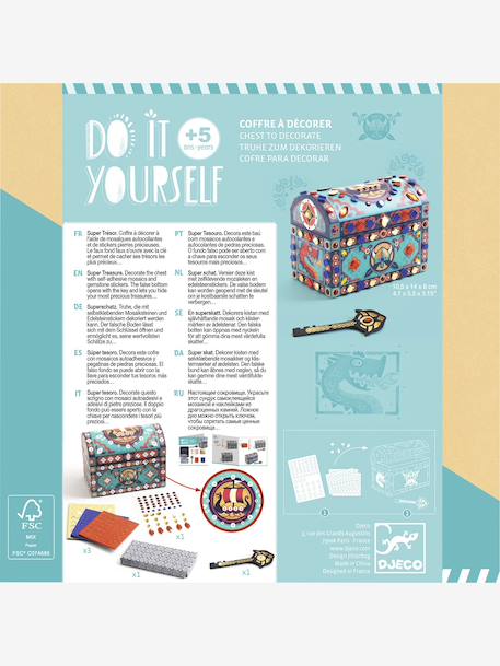 DIY Super trésor-boîte à secret bleu - vertbaudet enfant 