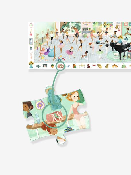 Puzzel De dansschool 100 stuks DJECO groen - vertbaudet enfant 
