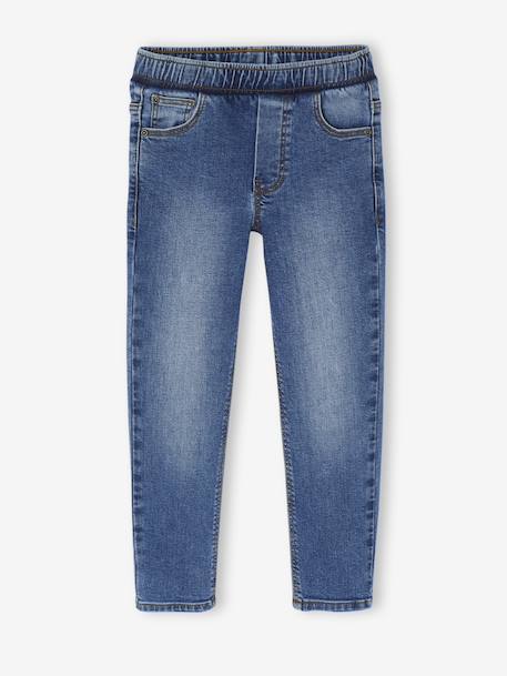 Lot 2 jeans garçon slim denim gris+stone - vertbaudet enfant 
