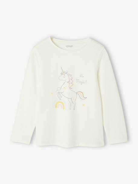 Lot de 3 pyjamas fille licornes écru - vertbaudet enfant 