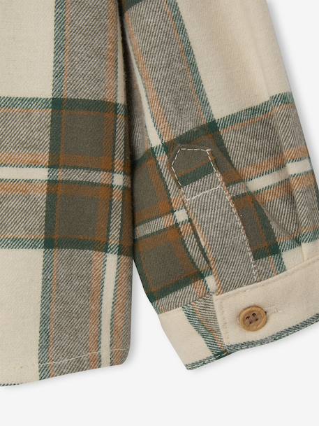 Chemise manches longues bébé kaki - vertbaudet enfant 