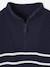 Pull garçon camionneur rayé manches longues marine - vertbaudet enfant 