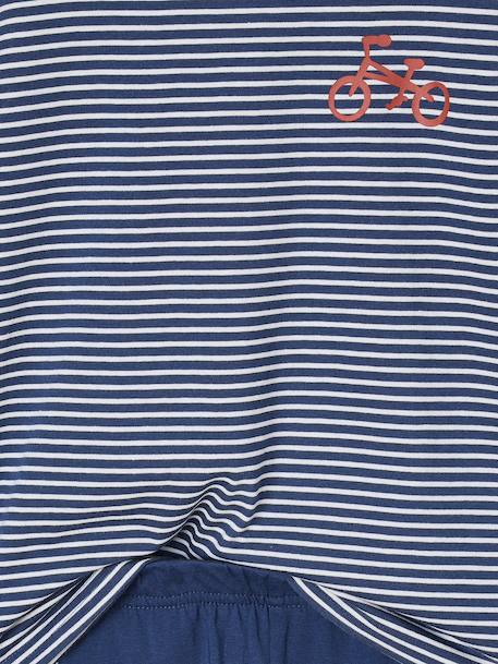 Lot de 3 pyjamas garçon vélo bleu océan - vertbaudet enfant 
