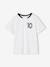 T-shirt met korte mouwen voor jongens en voetbalprint wit - vertbaudet enfant 