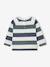 T-shirt bébé rayé manches longues bleu grisé - vertbaudet enfant 