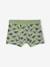 Lot 5 Boxers Garçon Dinosaures bleu ardoise - vertbaudet enfant 