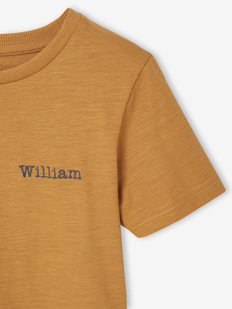 T-shirt garçon personnalisable manches courtes BLEU+corail+ocre+sauge+turquoise - vertbaudet enfant 