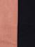 Lot de 2 paires de collants en maille côtelée fille bleu nuit - vertbaudet enfant 