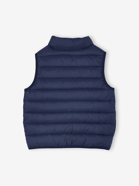 Lichtgewicht mouwloos donsjack marineblauw - vertbaudet enfant 
