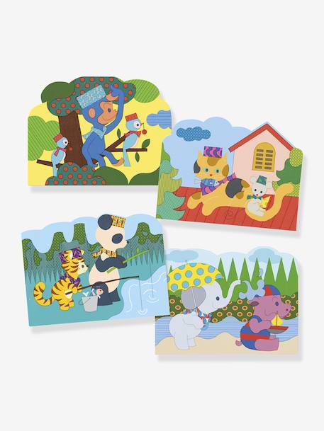 Magische verborgen kleurplaat buiten DJECO rood - vertbaudet enfant 