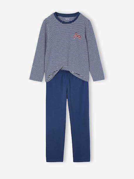 Lot de 3 pyjamas garçon vélo bleu océan - vertbaudet enfant 