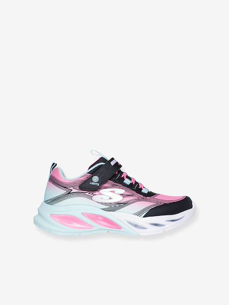 Cosmic Glow S-lights SKECHERS lichtgevende baskets zwart - vertbaudet enfant 