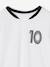 T-shirt met korte mouwen voor jongens en voetbalprint wit - vertbaudet enfant 