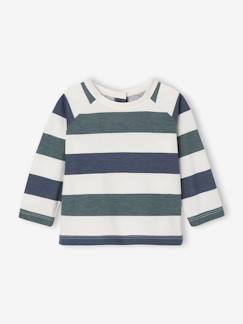 -Gestreept t-shirt voor baby's met lange mouwen