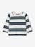 T-shirt bébé rayé manches longues bleu grisé - vertbaudet enfant 
