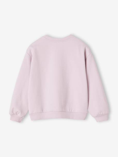 Sweater met glitter FROZEN Elsa lila (poederkleur) - vertbaudet enfant 