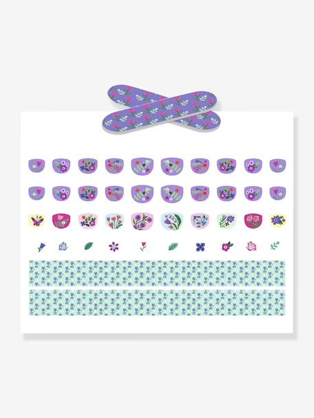 60 nails stickers - bleu+rose - vertbaudet enfant 